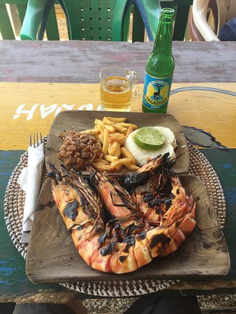 Brochettes de gambas